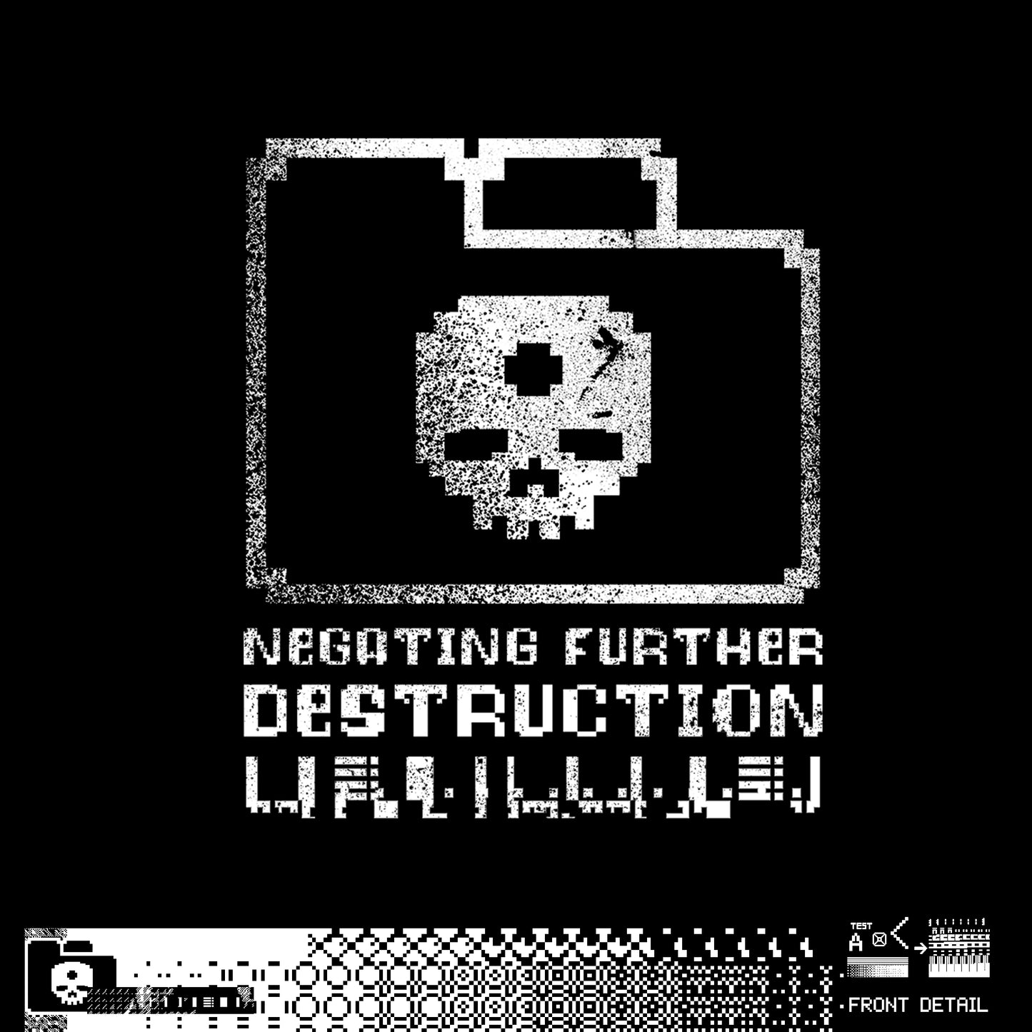 AA░: NEGATING FURTHER DESTRUCTION ORGANIC UNISEX T SHIRT