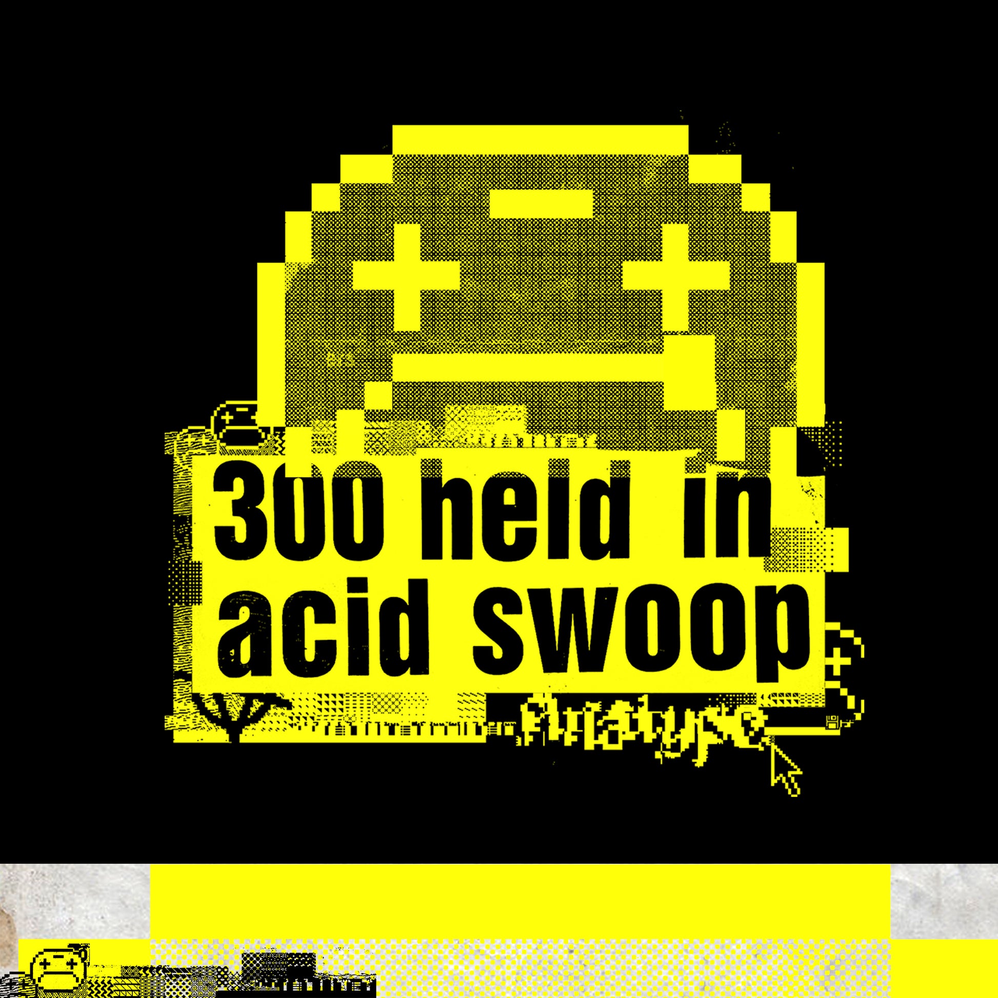 ACID HOUSE SMILEY, WARE HOUSE PARTY, ILLEGAL